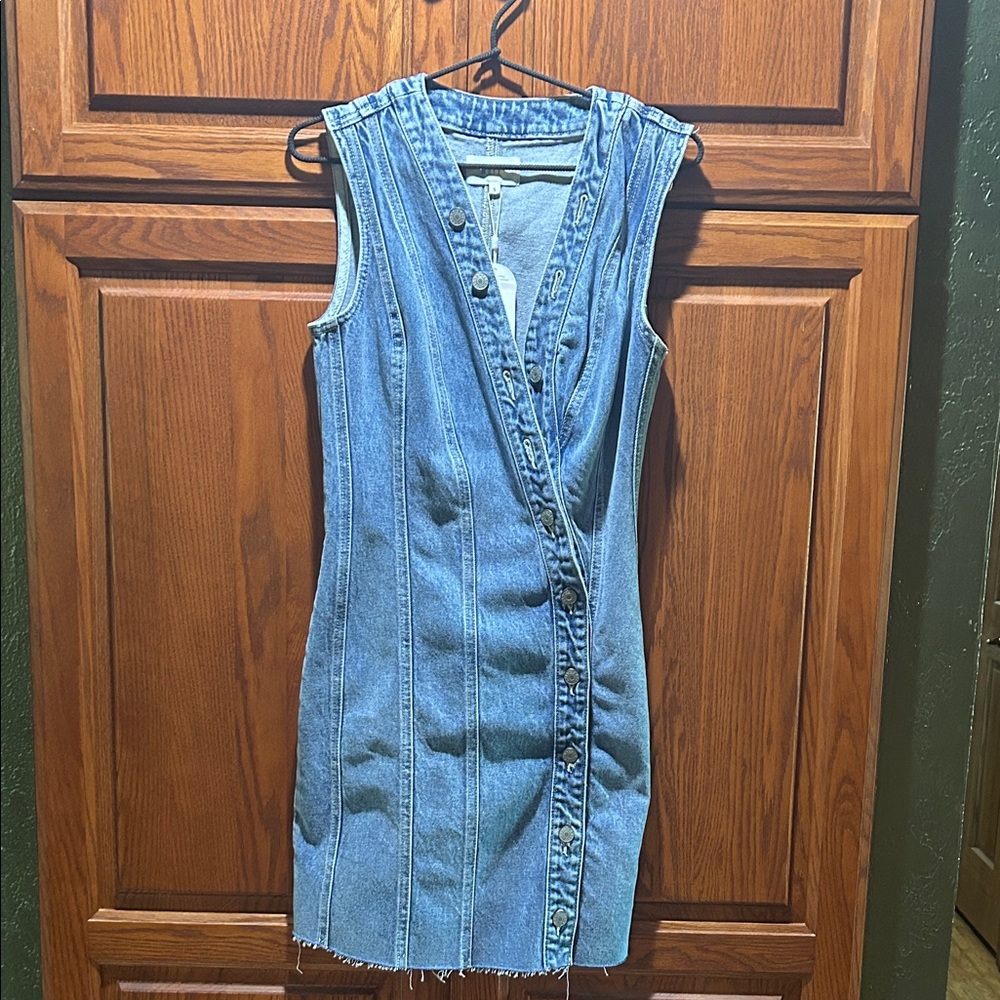 Rails Blue Denim Sleeveless Dress